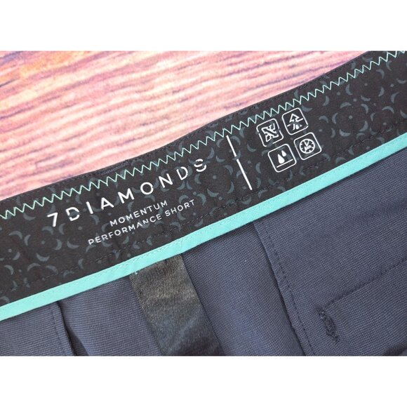 7Diamonds Mens Momentum Performance Shorts 38 - Picture 3 of 10